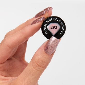 293 Lakier hybrydowy Rose Gold Shimmer Semilac 7ml